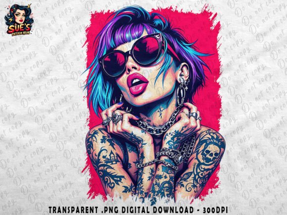 Download Punk Rocker Girl with Attitude - Rocker Collection