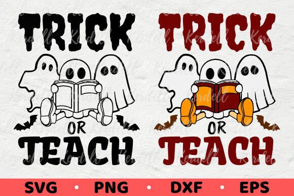 Download Trick or Teach, Teacher Halloween Ghost - Trick Collection