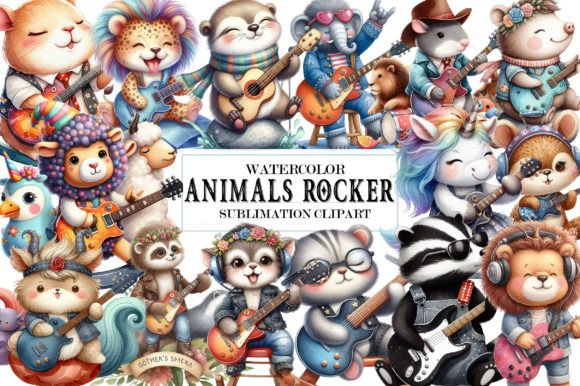 Download Animals Rocker Sublimation Clipart - Rocker Collection