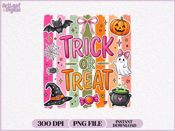 Download Preppy Trick or Treat Halloween PNG - Trick or treat Collection