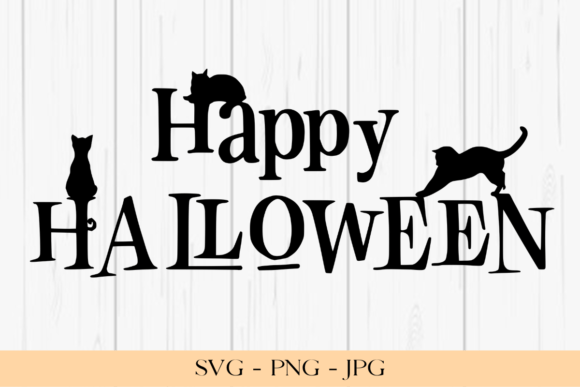 Download Happy Halloween Black Cats SVG PNG - Premium Bundle