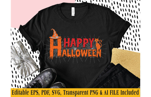 Download T-shirt Design Happy Halloween - Premium Bundle